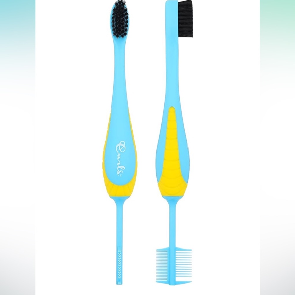 CURLS Styling Tools 3-in-1 Edge Slayer Brush - Smooth and Swoop Flyaways